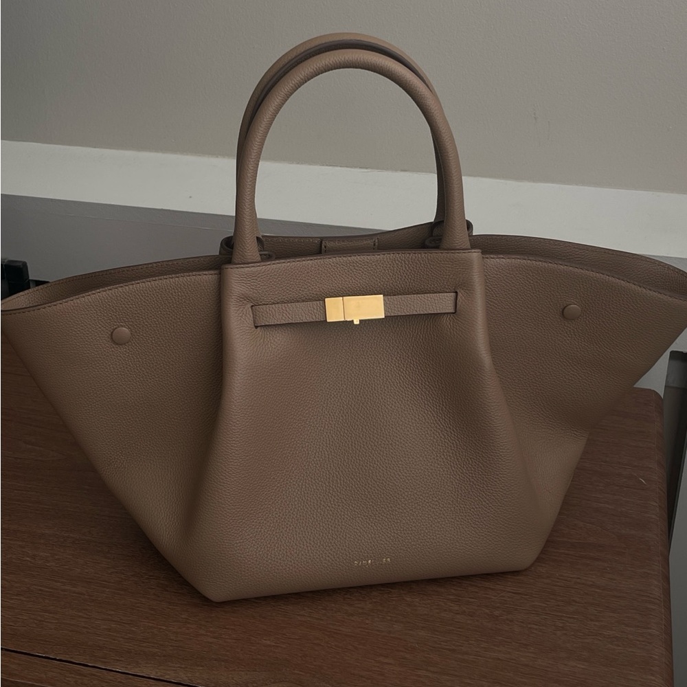 DeMellier Midi New York Tan Leather Tote